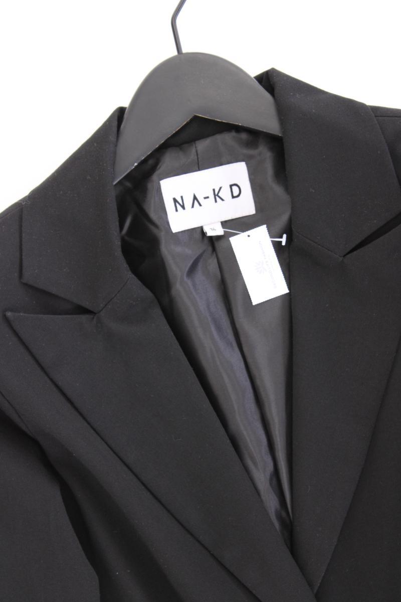 NA-KD Longblazer Gr. 36 schwarz aus Polyester