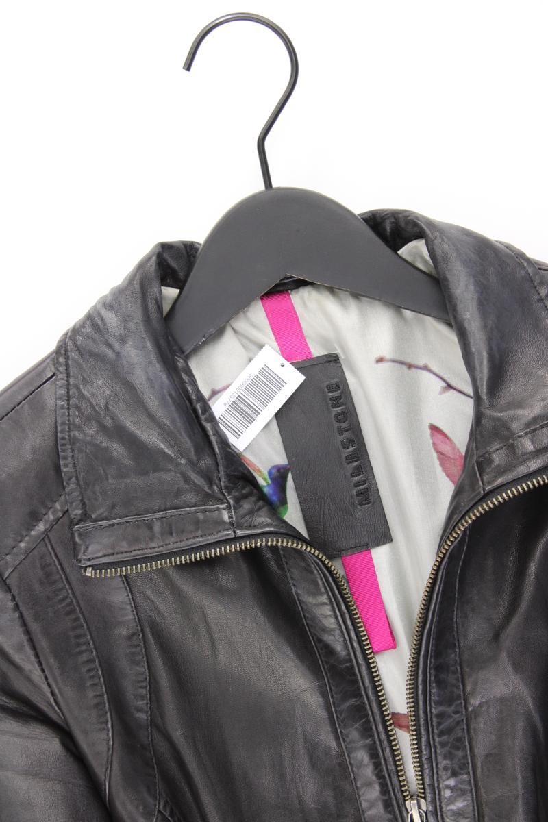 Milestone Lederjacke Gr. 40 schwarz