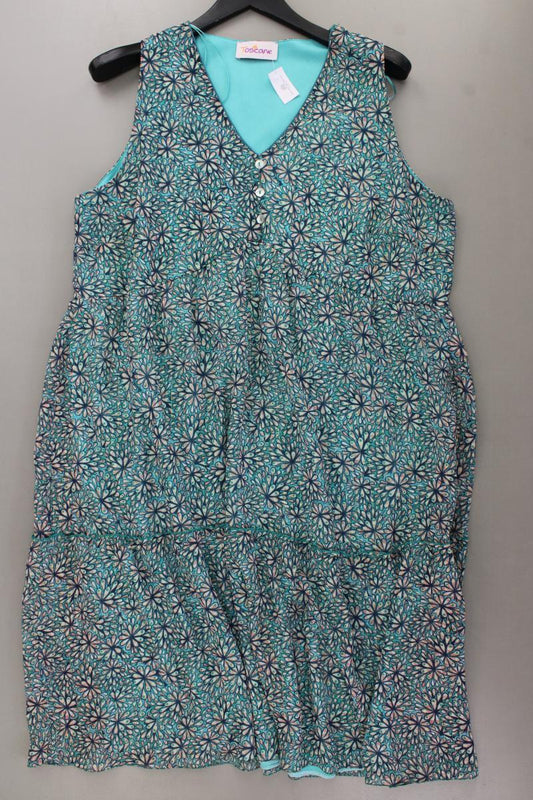 Toscane Kleid Gr. 48 Ärmellos türkis aus Polyester