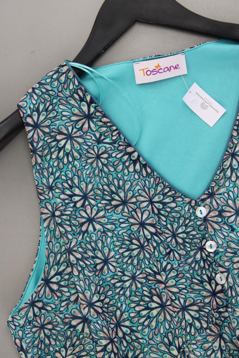 Toscane Kleid Gr. 48 Ärmellos türkis aus Polyester