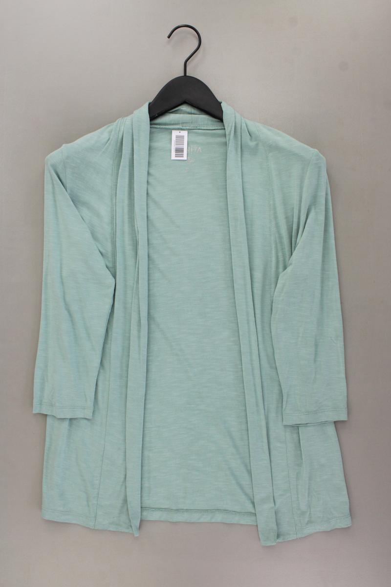 Bonita Classic Cardigan Gr. S 3/4 Ärmel blau aus Viskose