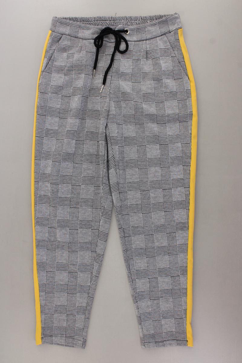 Hailys Stoffhose Gr. M hahnentritt grau aus Polyester