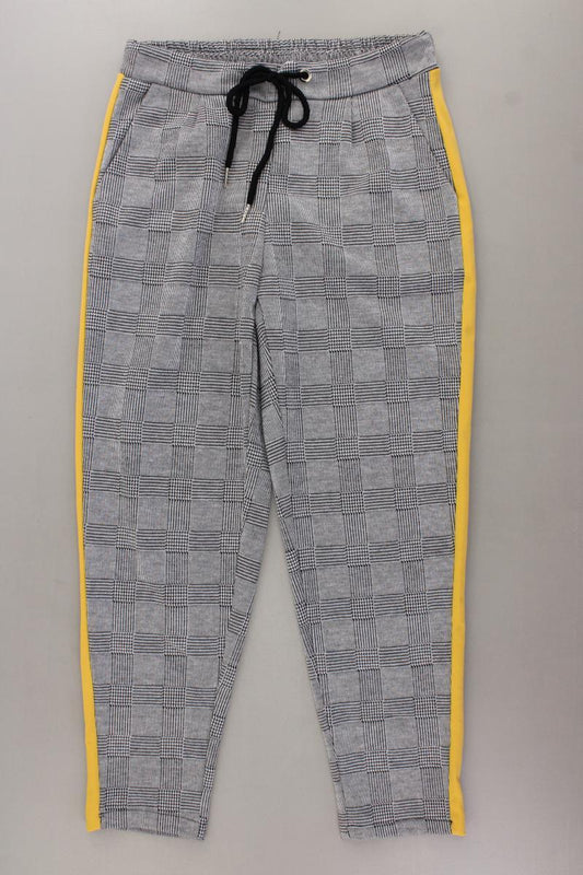 Hailys Stoffhose Gr. M hahnentritt grau aus Polyester