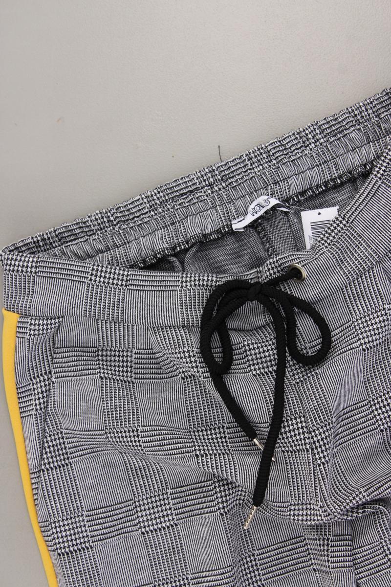 Hailys Stoffhose Gr. M hahnentritt grau aus Polyester