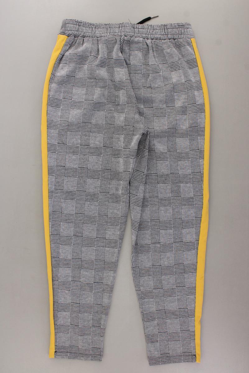 Hailys Stoffhose Gr. M hahnentritt grau aus Polyester