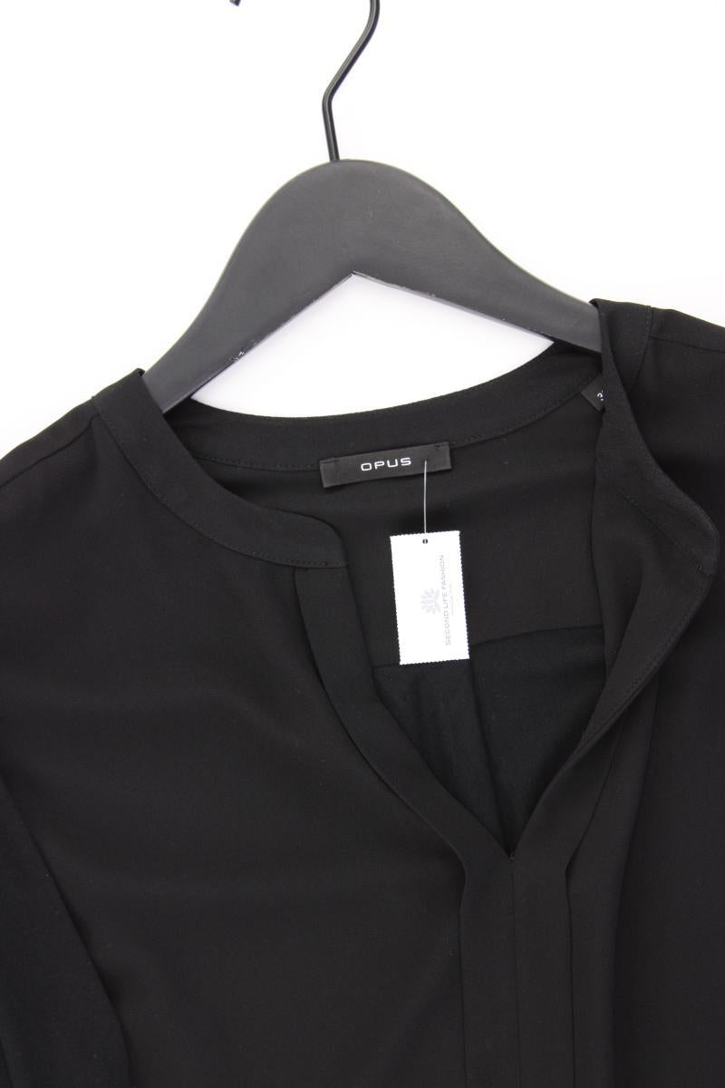 Opus Langarmbluse Gr. 38 schwarz