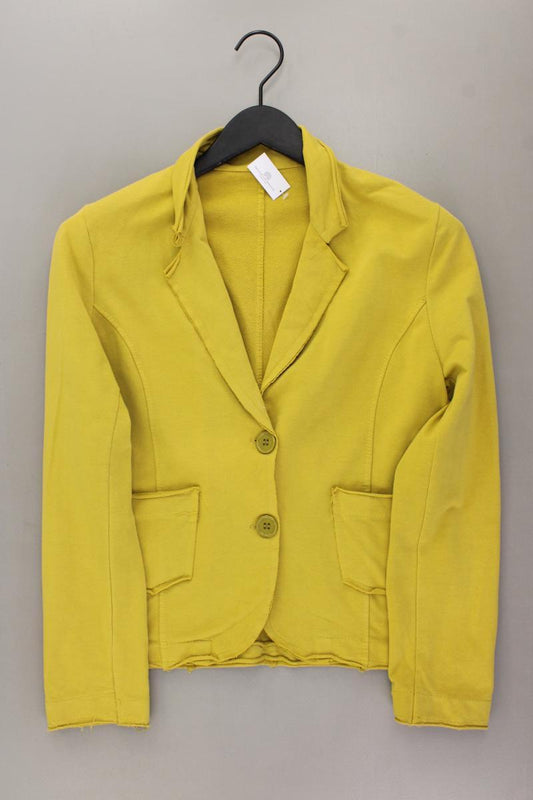 Jerseyblazer Gr. M gelb aus Baumwolle