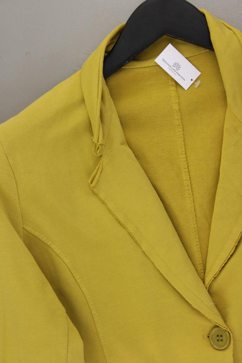 Jerseyblazer Gr. M gelb aus Baumwolle