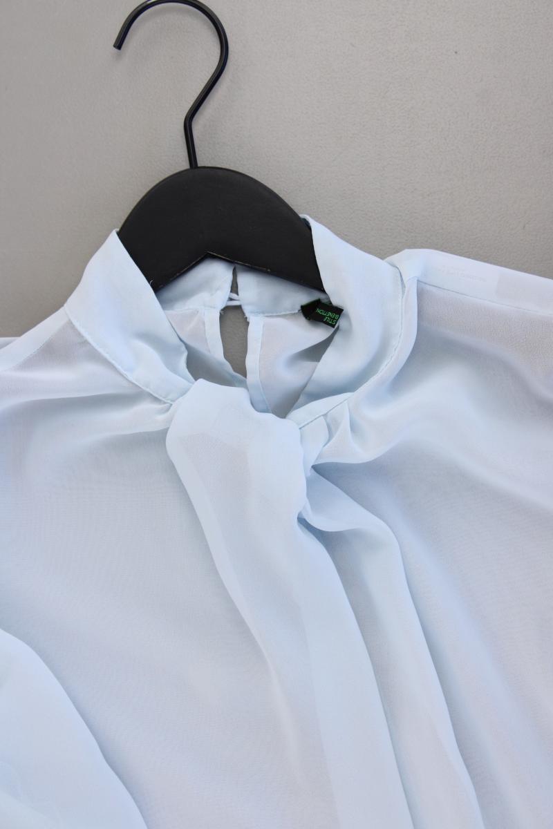 United Colors of Benetton Oversize-Bluse Gr. S 3/4 Ärmel blau aus Polyester