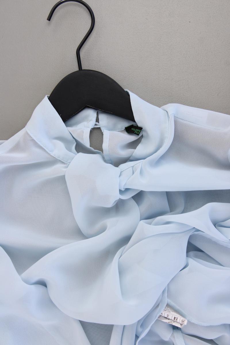 United Colors of Benetton Oversize-Bluse Gr. S 3/4 Ärmel blau aus Polyester