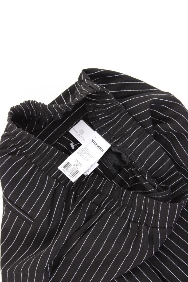 Tally Weijl Stoffhose Gr. 38 gestreift schwarz aus Polyester