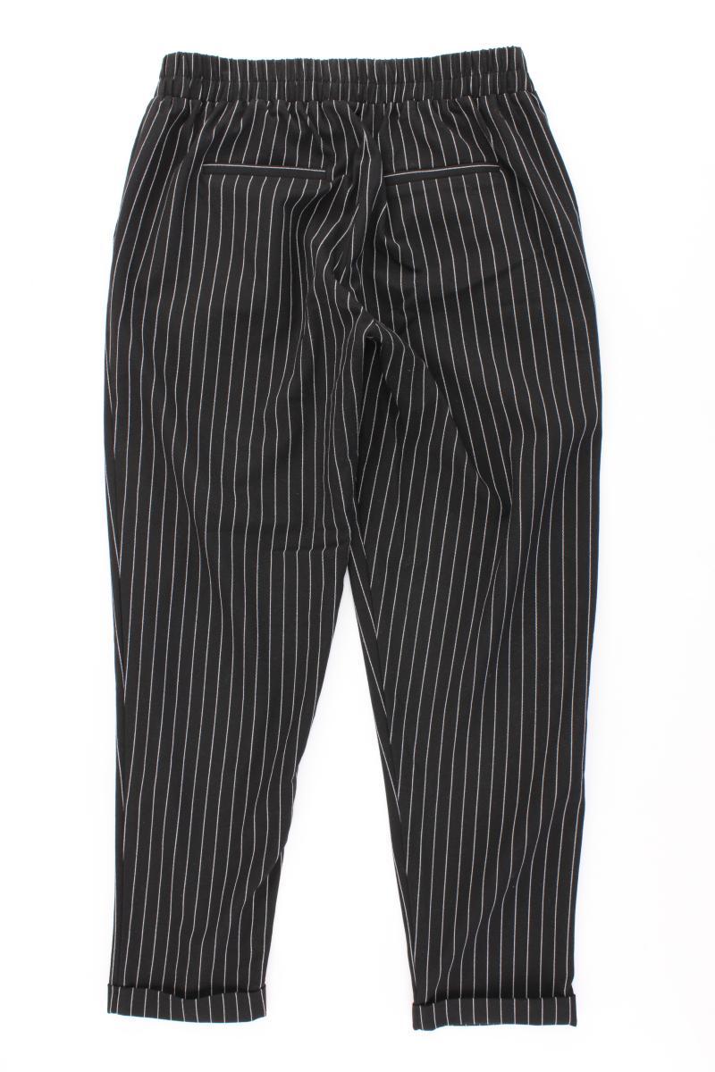 Tally Weijl Stoffhose Gr. 38 gestreift schwarz aus Polyester