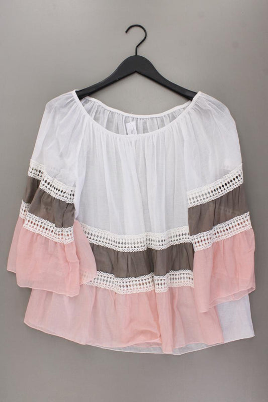 Classic Bluse Gr. OneSize neuwertig 3/4 Ärmel rosa aus Baumwolle