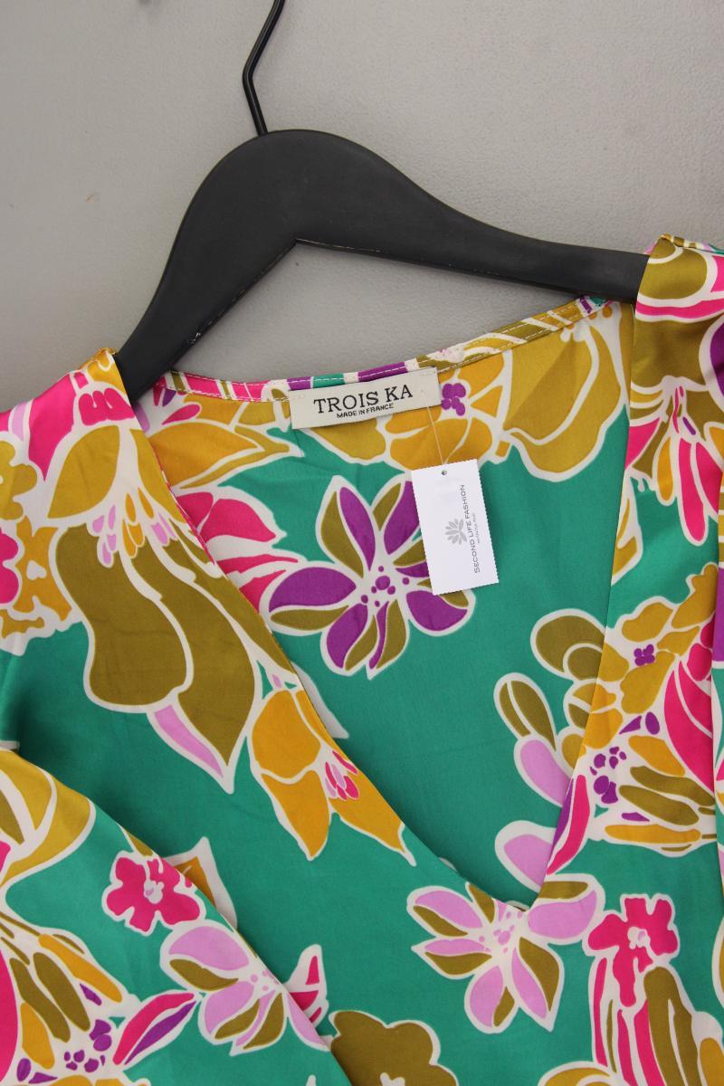 Classic Bluse Gr. OneSize 3/4 Ärmel mehrfarbig aus Viskose