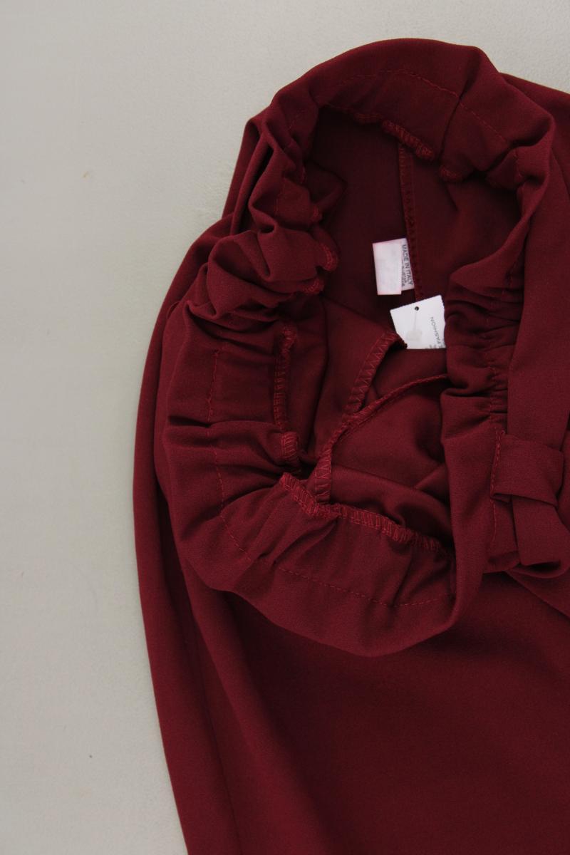 Stoffhose Gr. S neuwertig mit Gürtel rot aus Polyester