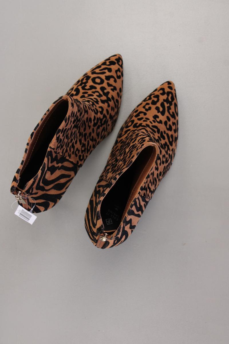 Call it spring Stiefeletten Gr. 39 mit Tierdruck braun