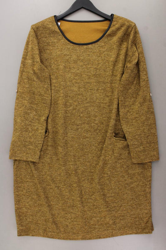Langarmkleid Gr. OneSize gelb aus Polyester