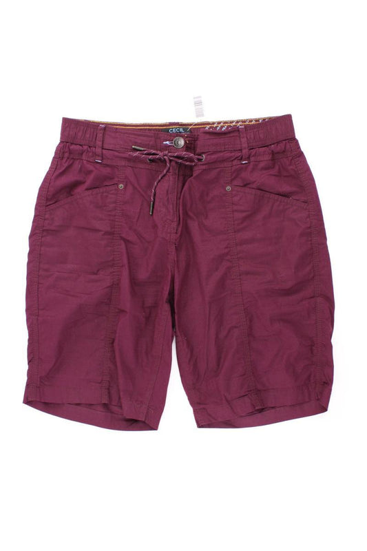 Cecil Shorts Gr. W30 lila aus Baumwolle