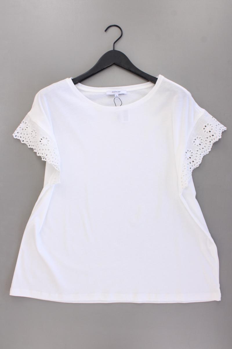 Steilmann T-Shirt Gr. 48/50 Kurzarm creme aus Baumwolle