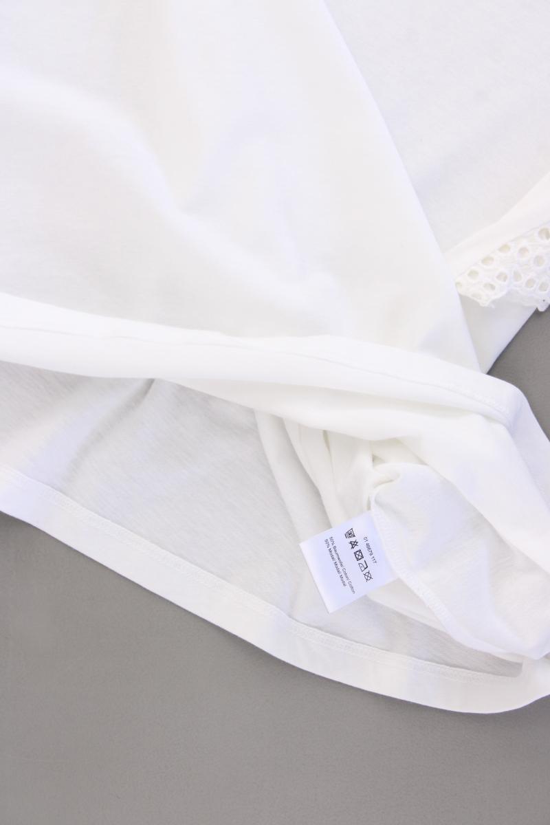 Steilmann T-Shirt Gr. 48/50 Kurzarm creme aus Baumwolle