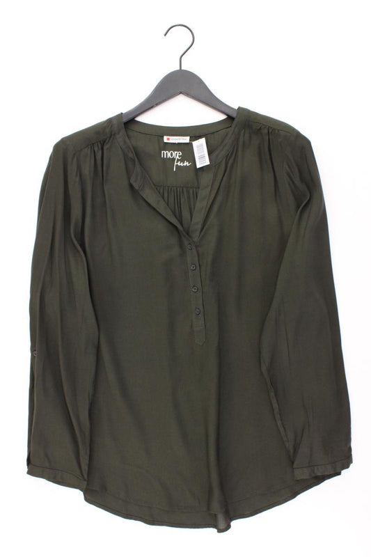 Street One Langarmbluse Modell Bamika Gr. 44 neuwertig olivgrün aus Viskose