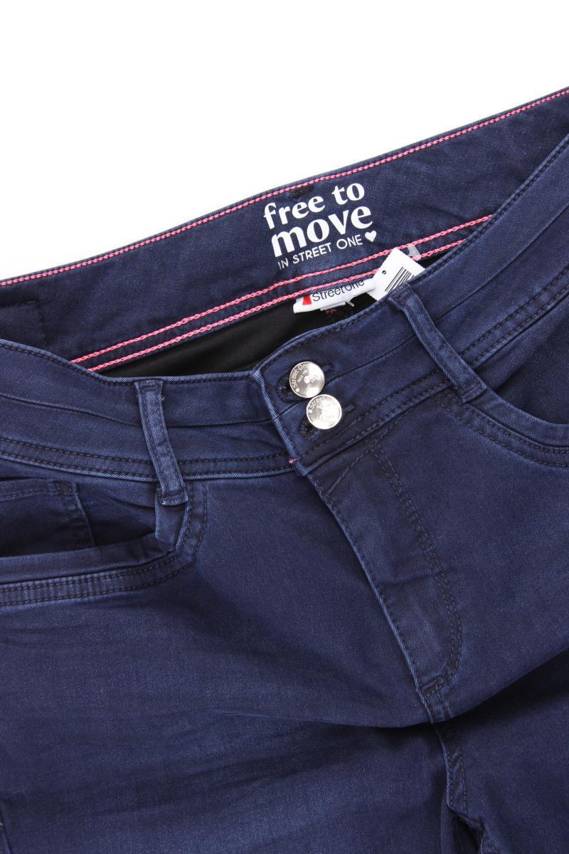 Street One Straight Jeans Gr. W32/L30 Modell York blau aus Baumwolle