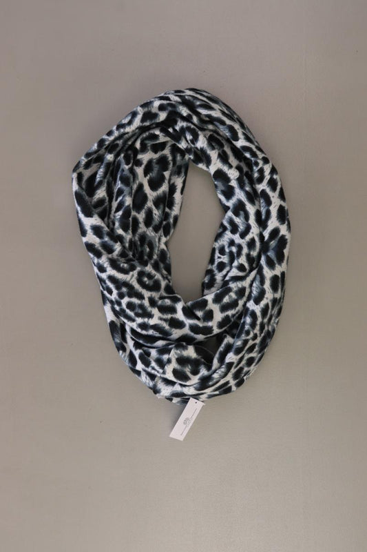Schal mit Tierdruck grau