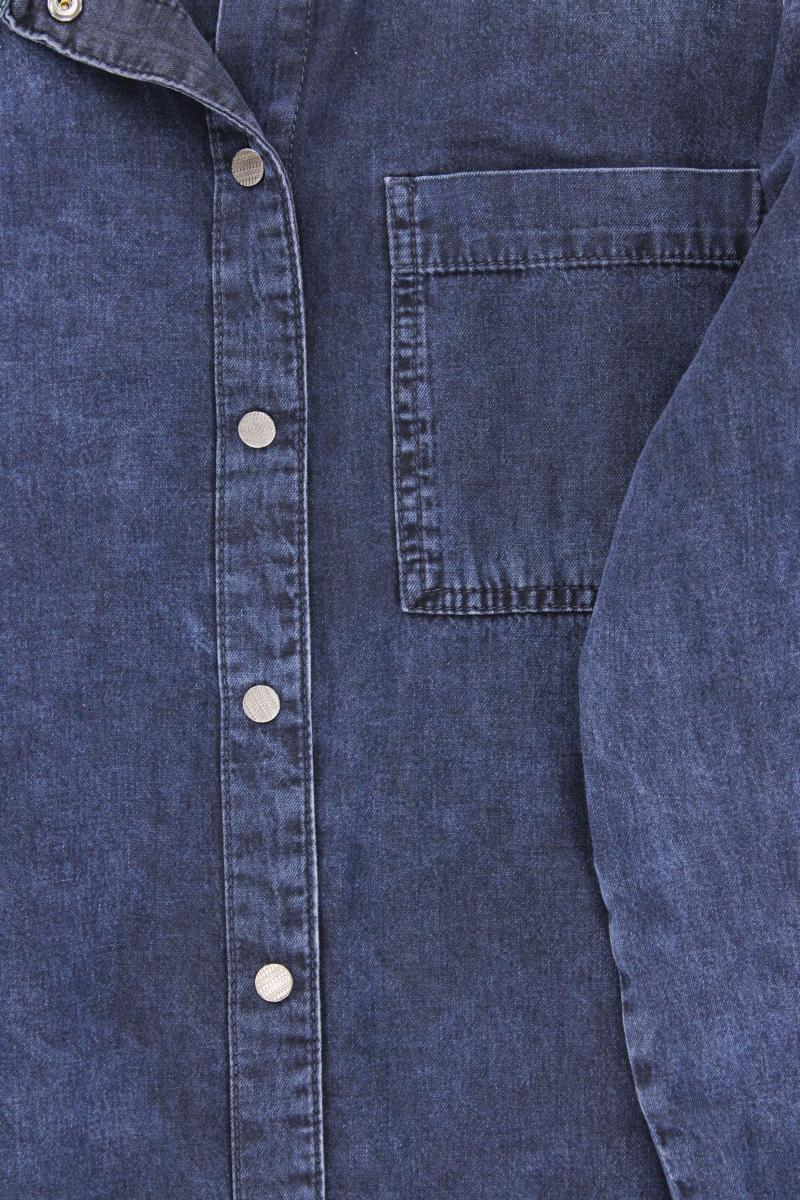 Street One Jeansbluse Gr. 42 neuwertig Langarm blau aus Baumwolle