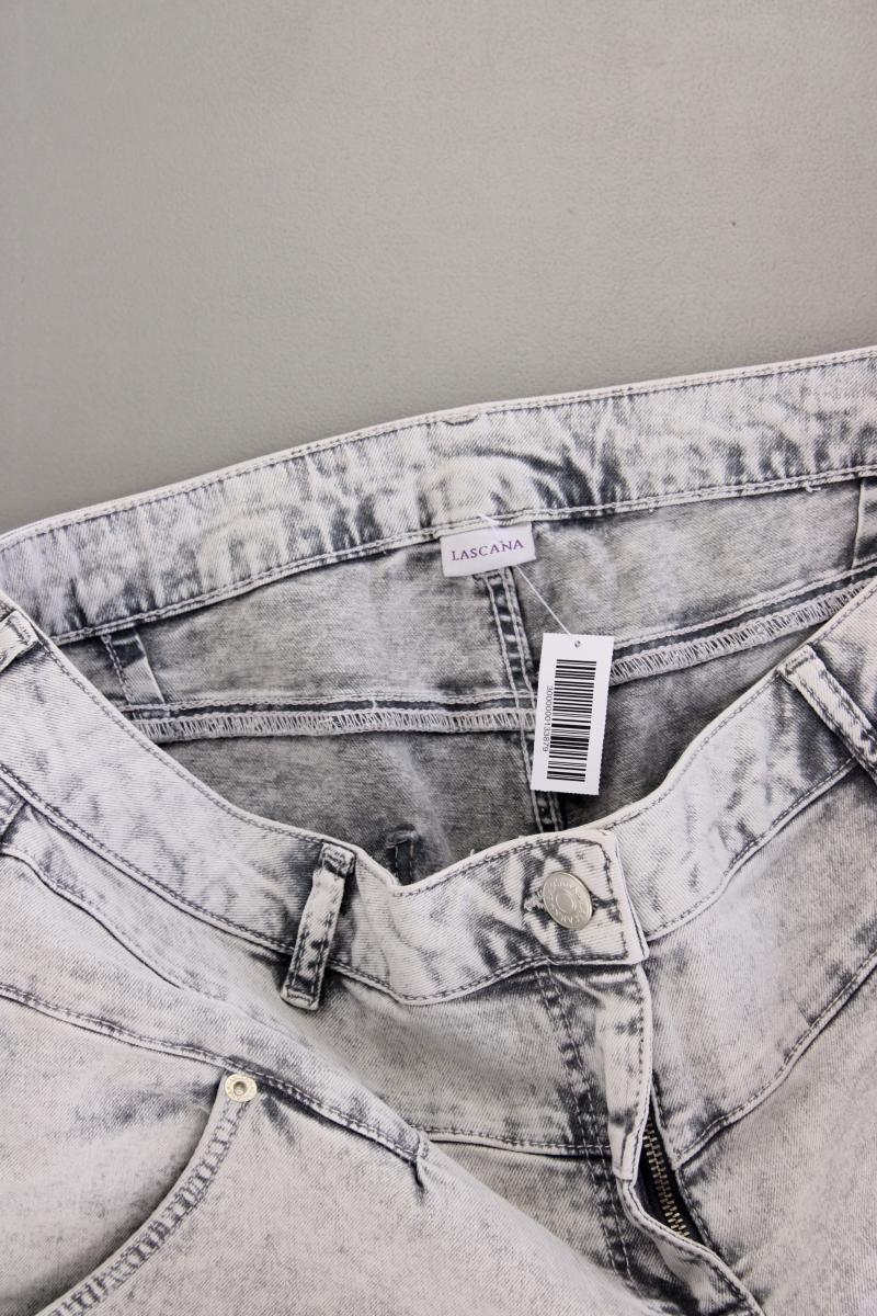 Lascana Regular Jeans Gr. 46 grau aus Baumwolle
