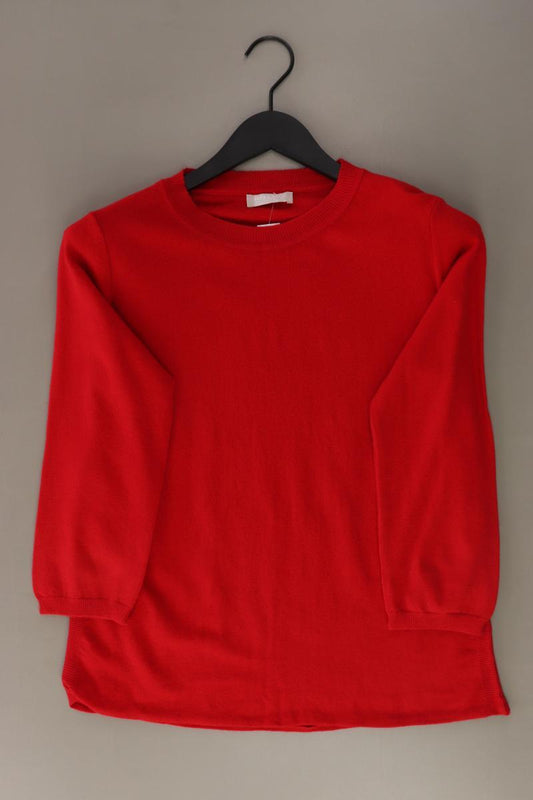 Hekla & Co. Feinstrickpullover Gr. S rot aus Viskose
