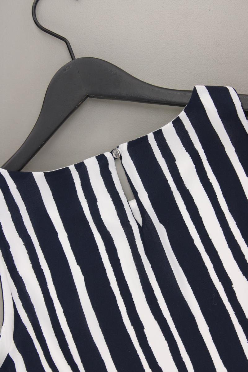 mercer&madison Ärmellose Bluse Gr. 38 gestreift blau aus Polyester