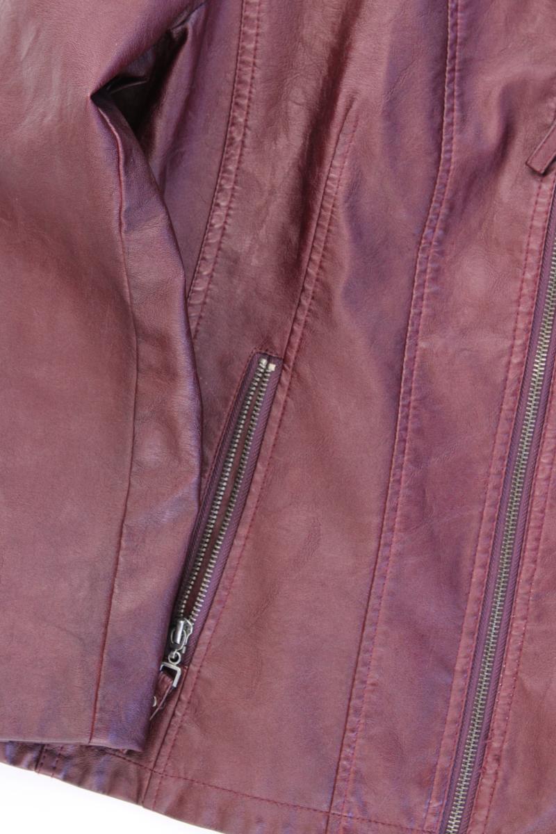 Sure Kunstlederjacke Gr. 42 neuwertig lila aus Viskose