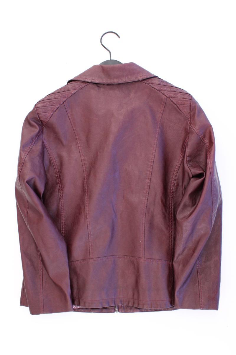 Sure Kunstlederjacke Gr. 42 neuwertig lila aus Viskose