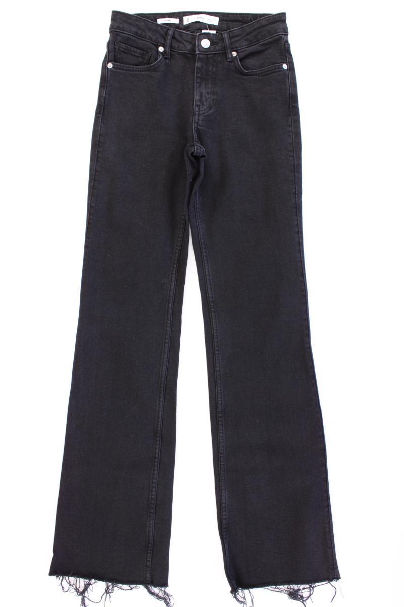 Mango Boot Cut Jeans Gr. 32 Modell Fiona grau aus Baumwolle