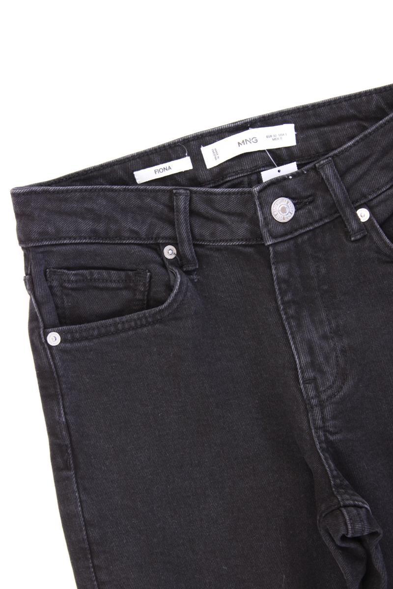 Mango Boot Cut Jeans Gr. 32 Modell Fiona grau aus Baumwolle