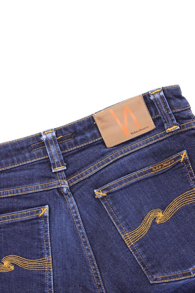Nudie Jeans Skinny Jeans Gr. W29/L32 blau aus Baumwolle