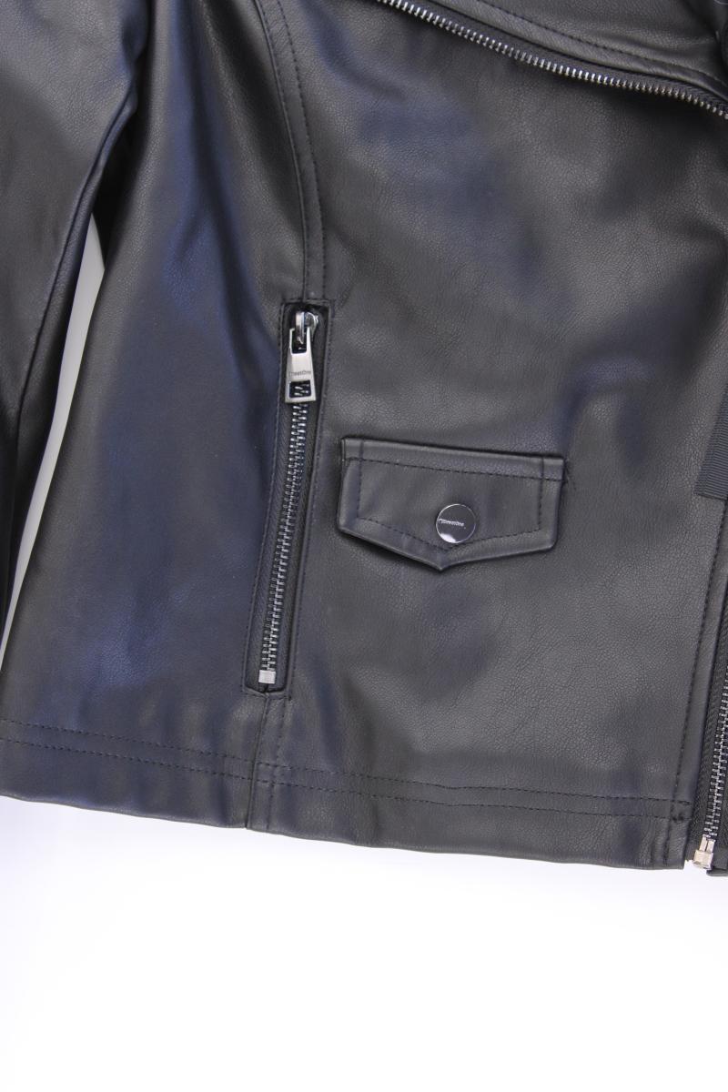 Street One Bikerjacke Gr. 38 neuwertig schwarz aus Polyurethan