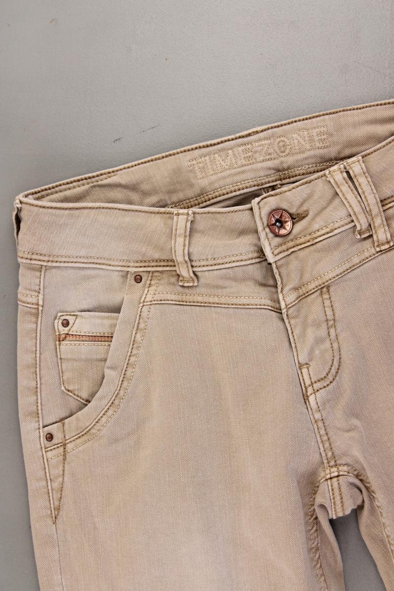 Timezone Skinny Jeans Gr. W24 braun aus Baumwolle