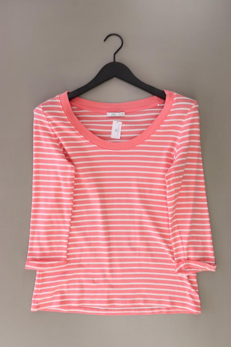 edc by Esprit Ringelshirt Gr. XL gestreift 3/4 Ärmel rosa