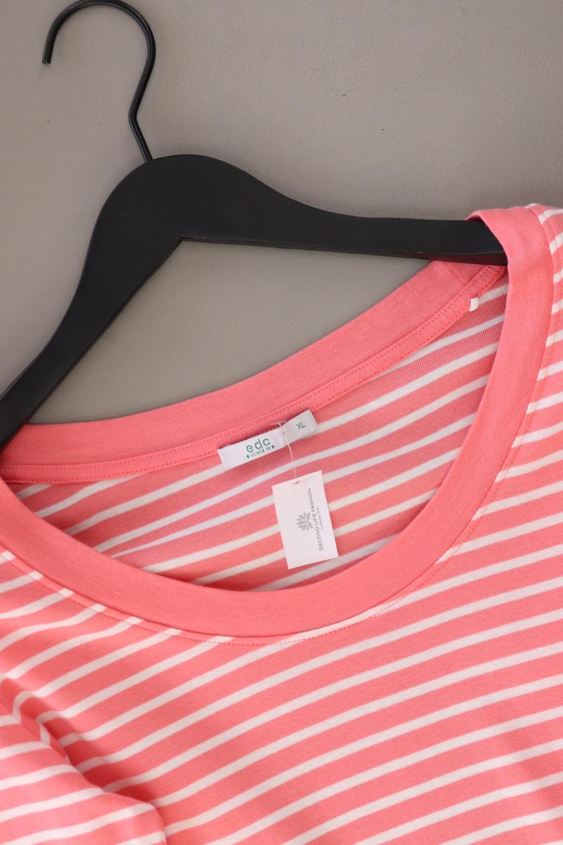 edc by Esprit Ringelshirt Gr. XL gestreift 3/4 Ärmel rosa