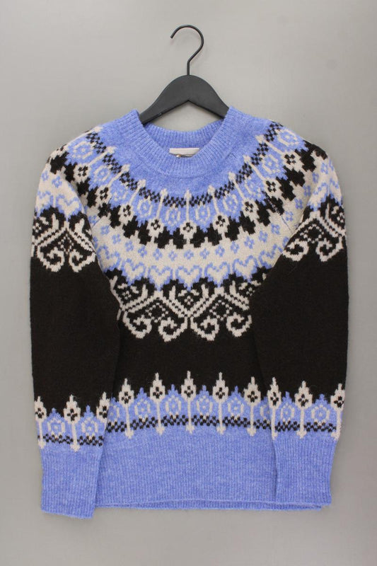 Free/Quent Feinstrickpullover Gr. S mit Faire-Isle-Muster mehrfarbig