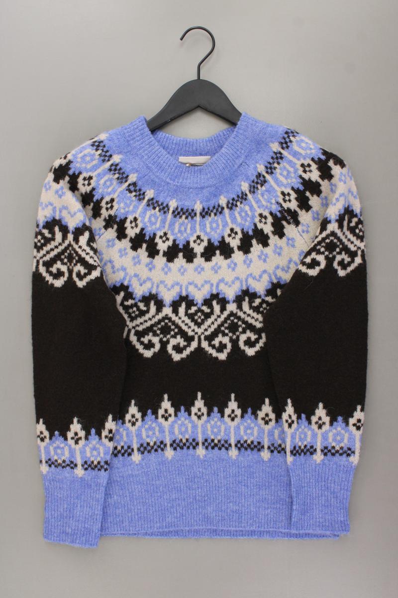 Free/Quent Feinstrickpullover Gr. S mit Faire-Isle-Muster mehrfarbig