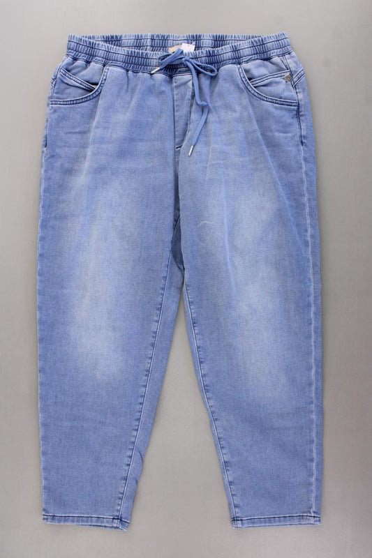 STRANDFEIN Regular Jeans Gr. Kurzgröße 22 blau aus Baumwolle
