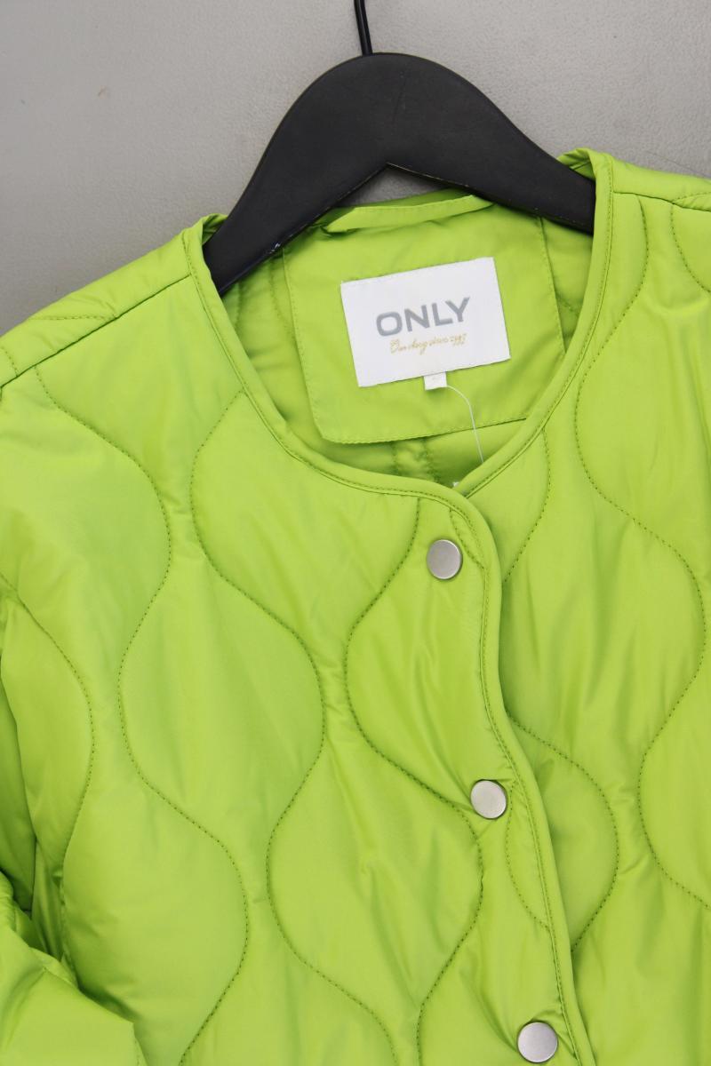Only Steppjacke Neon Gr. S neuwertig grün aus Polyester