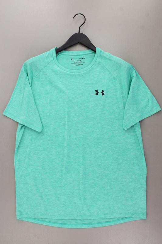 under armour T-Shirt für Herren Gr. XL Kurzarm grün aus Polyester