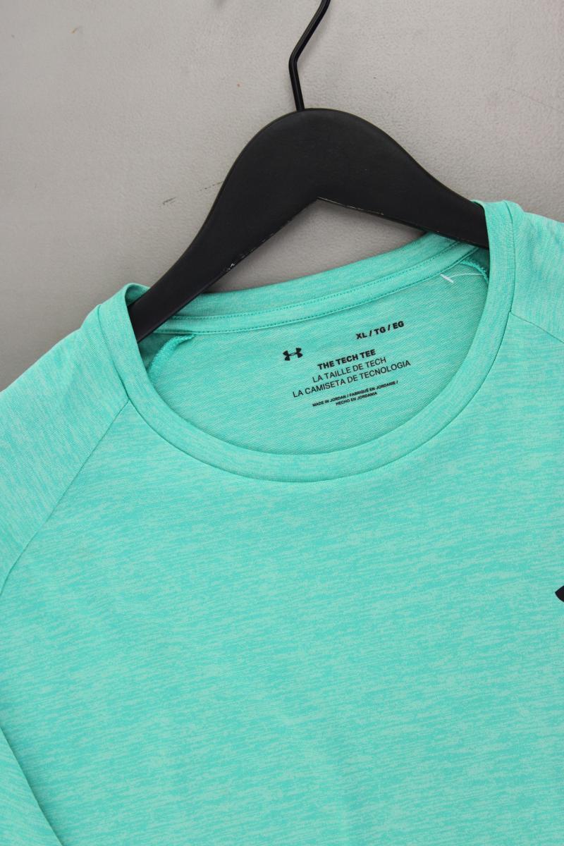 under armour T-Shirt für Herren Gr. XL Kurzarm grün aus Polyester