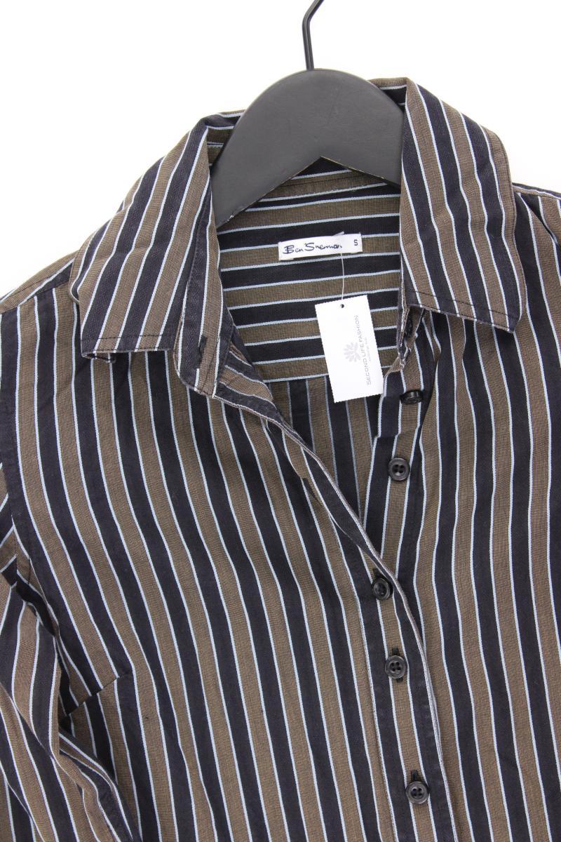 Ben Sherman Langarmbluse Gr. S gestreift braun aus Baumwolle