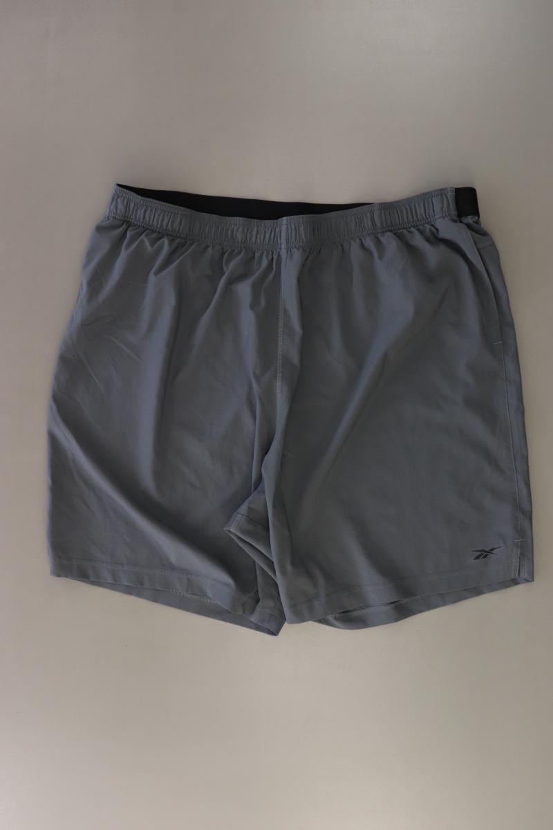 Reebok Shorts für Herren Gr. XXXL grau aus Polyester