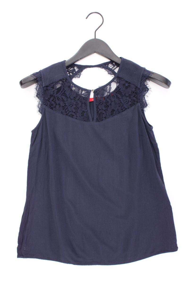 s.Oliver Ärmellose Bluse Gr. 36 blau aus Viskose