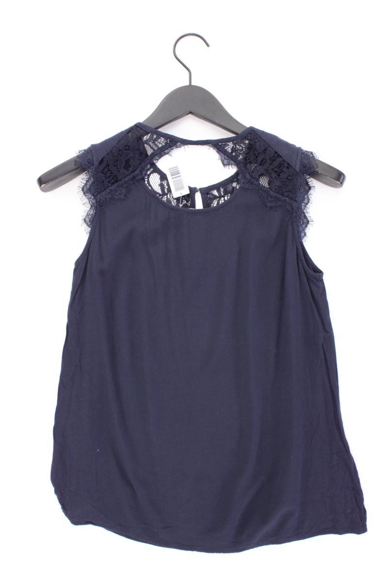 s.Oliver Ärmellose Bluse Gr. 36 blau aus Viskose